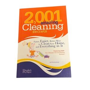2001 Amazing‎ Cleaning Secrets Jeff Bredenberg Readers Digest Book Hardcover